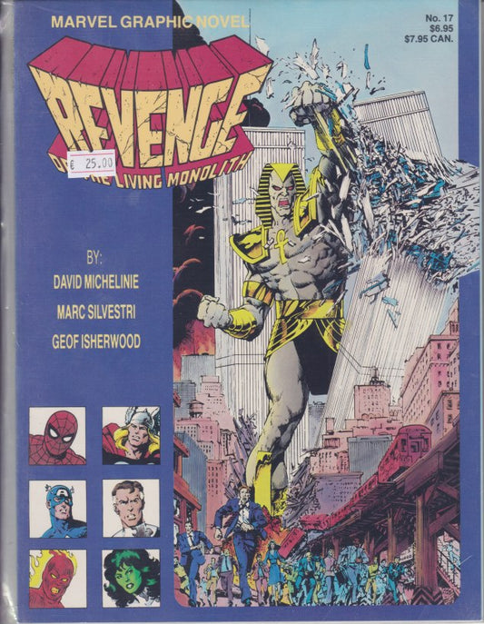 Revenge of the Living Monolith Marvel Graphic Novel VF - French Comics Lovers