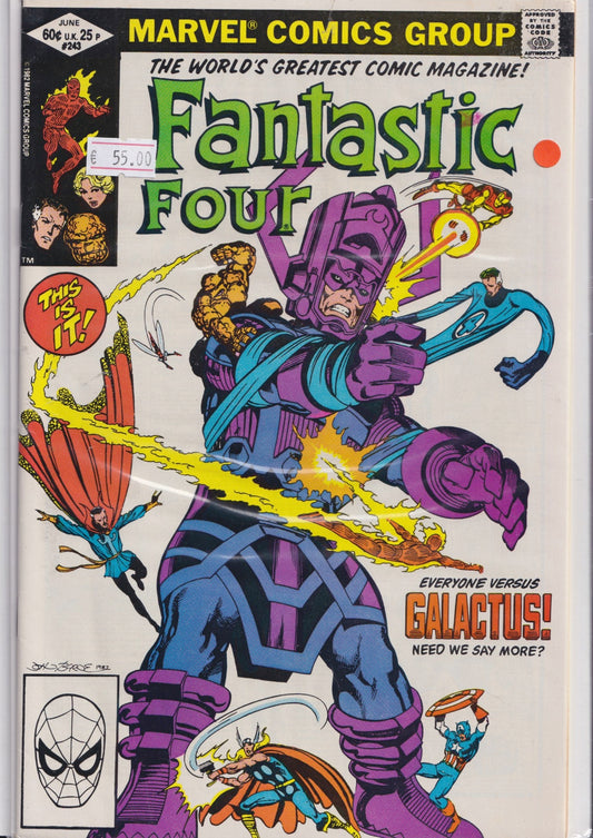 Fantastic Four #243 (1982) vs Galactus VF - French Comics Lovers
