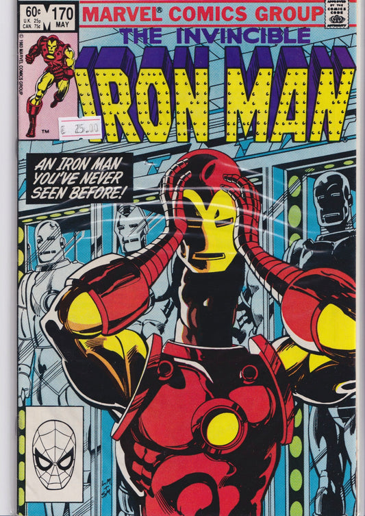 Iron Man #170 (1983) 1° James Rhodes Iron Man VF - French Comics Lovers
