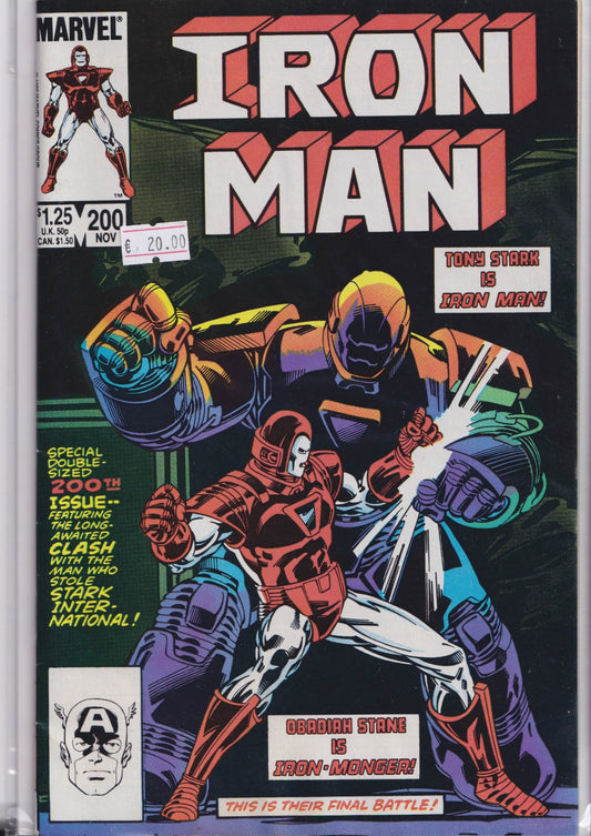 Iron Man #200 (1983) 1° Silver Centurion VF - French Comics Lovers