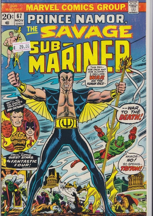 Sub-Mariner #67 VG - French Comics Lovers