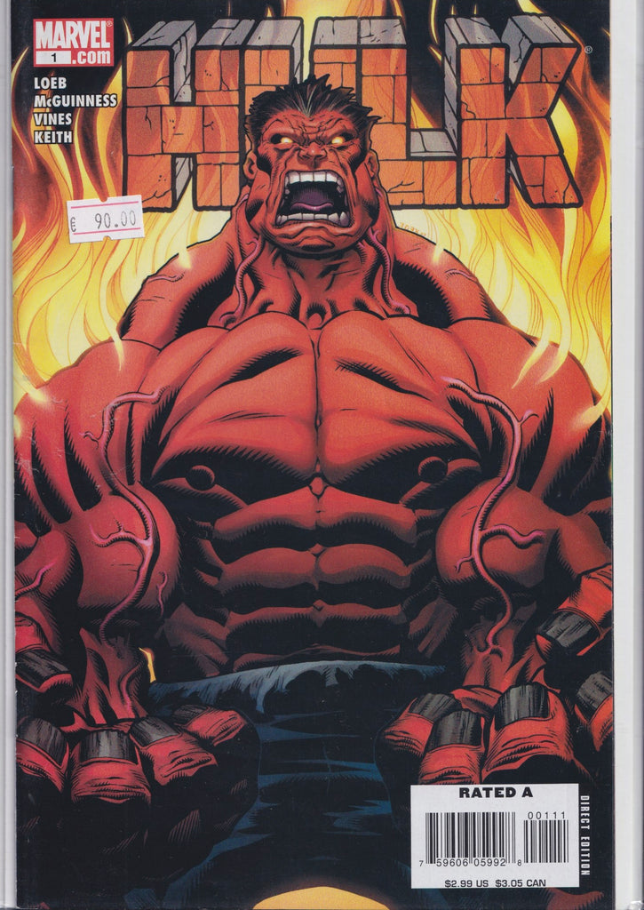 Hulk #1 Key Issue 1° (2008) Red Hulk VF - French Comics Lovers