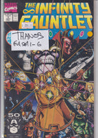the Infinity Guantlet #1-6 (Full set) Thanos! VF - French Comics Lovers