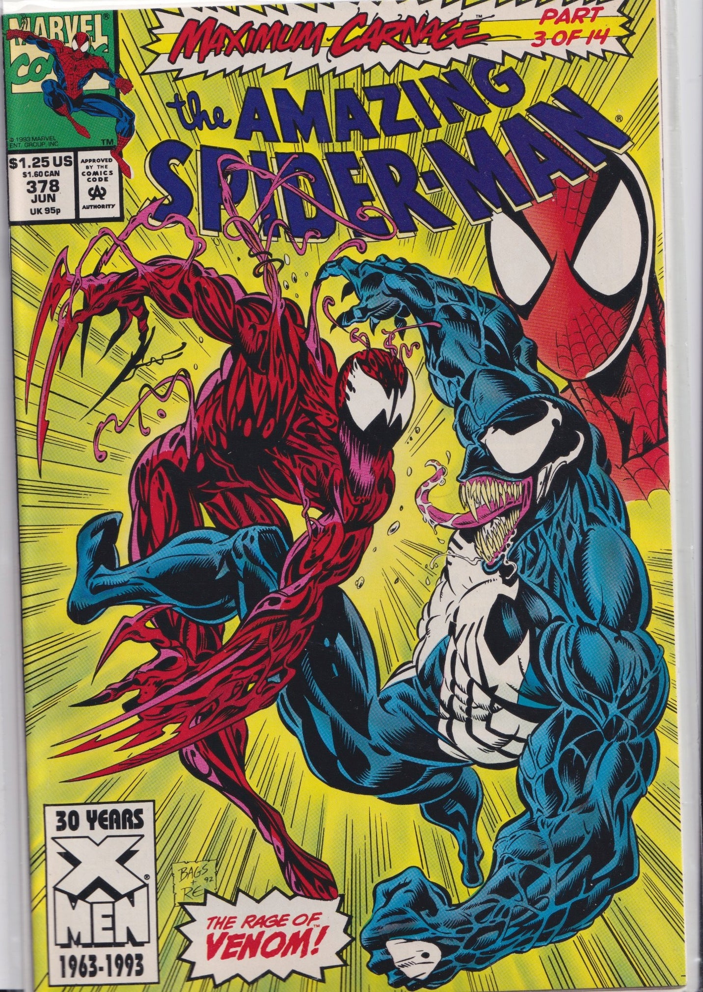 Spider-Man Maximum Carnage (1993) full set 14# Very Fine