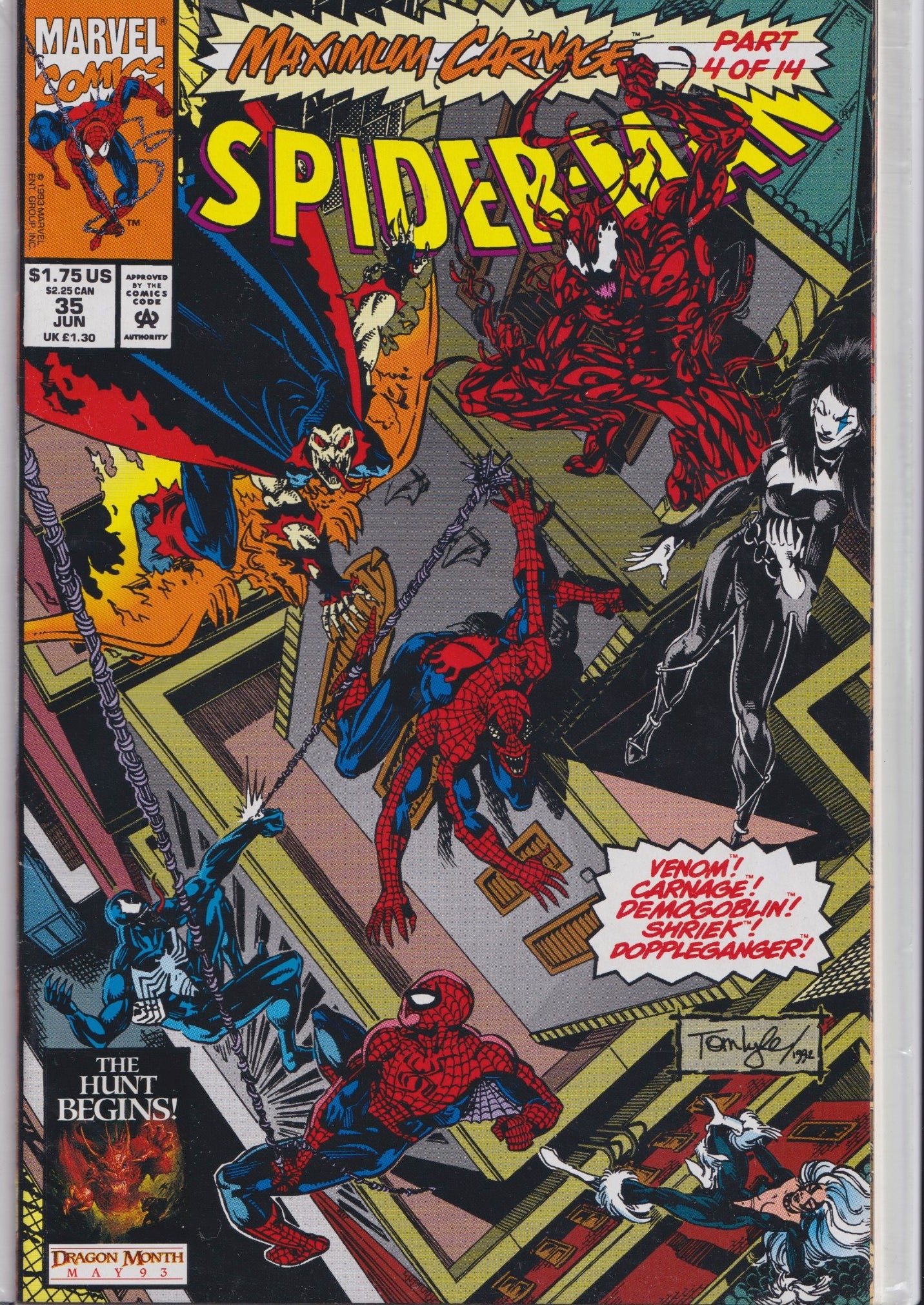 Spider-Man Maximum Carnage (1993) full set 14# Very Fine
