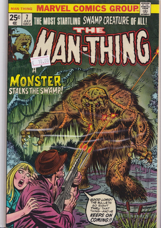 Man-Thing #7 (1974) F+ - French Comics Lovers