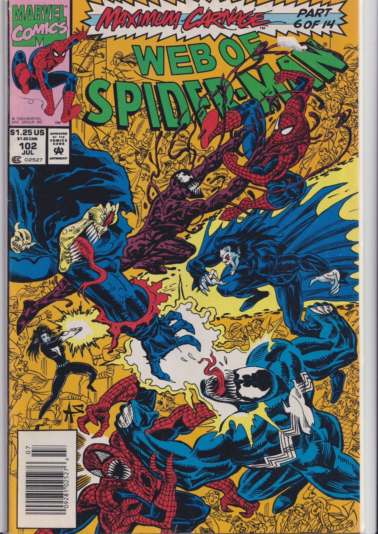 Spider-Man Maximum Carnage (1993) full set 14# Very Fine