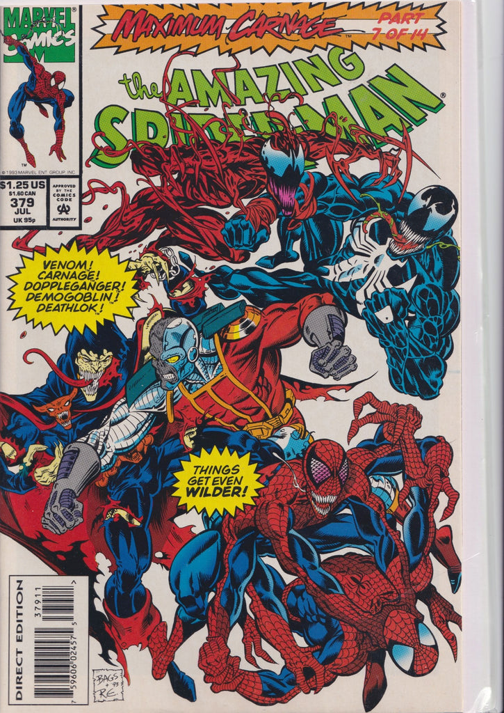 Spider-Man Maximum Carnage (1993) full set 14# Very Fine