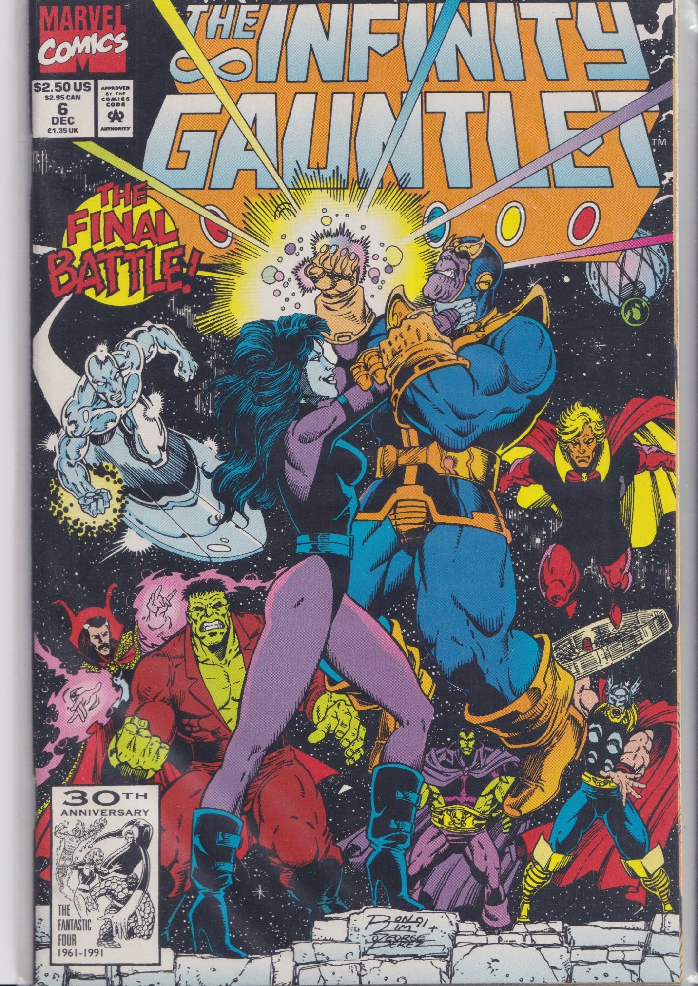 the Infinity Guantlet #1-6 (Full set) Thanos! VF - French Comics Lovers