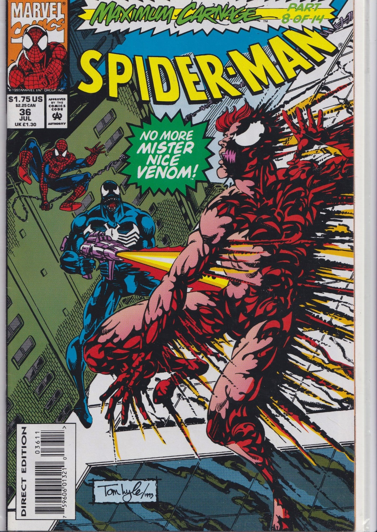Spider-Man Maximum Carnage (1993) full set 14# Very Fine