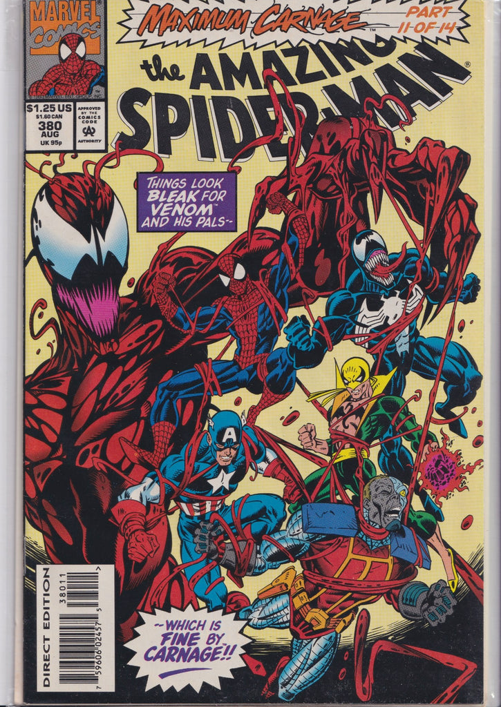 Spider-Man Maximum Carnage (1993) full set 14# Very Fine