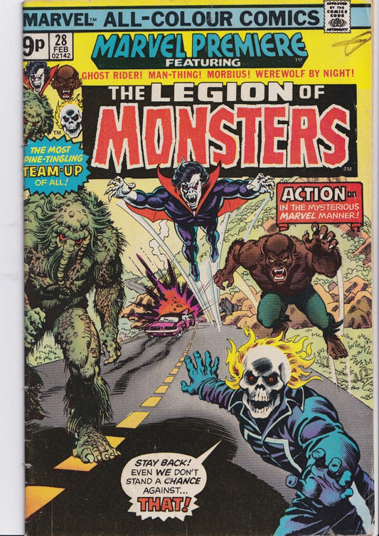 Marvel Premiere #28 Legion of Monsters (1976) vg - French Comics Lovers