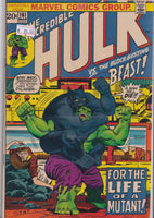 Hulk #161 (1973) Mime + Beast Fine+ - French Comics Lovers