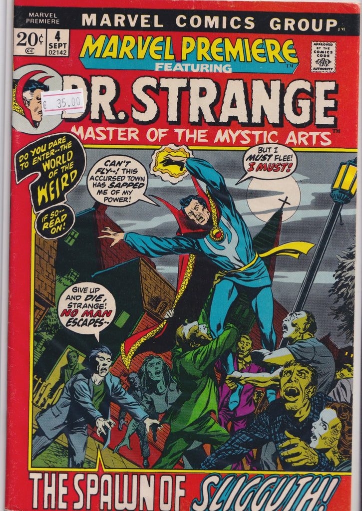 Marvel Premiere #4 (1972) Dr Strange Barry Smith VF - French Comics Lovers
