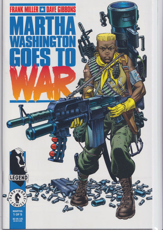 Martha Washington Goes to War  #1-5 (1994) Full set Miller/Gibbons Very Fine