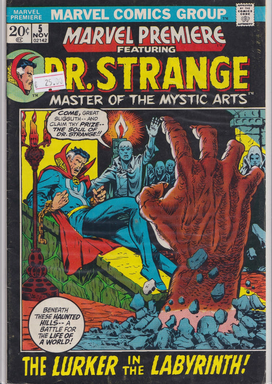 Marvel Premiere #5 (1973) Dr Strange F+ - French Comics Lovers