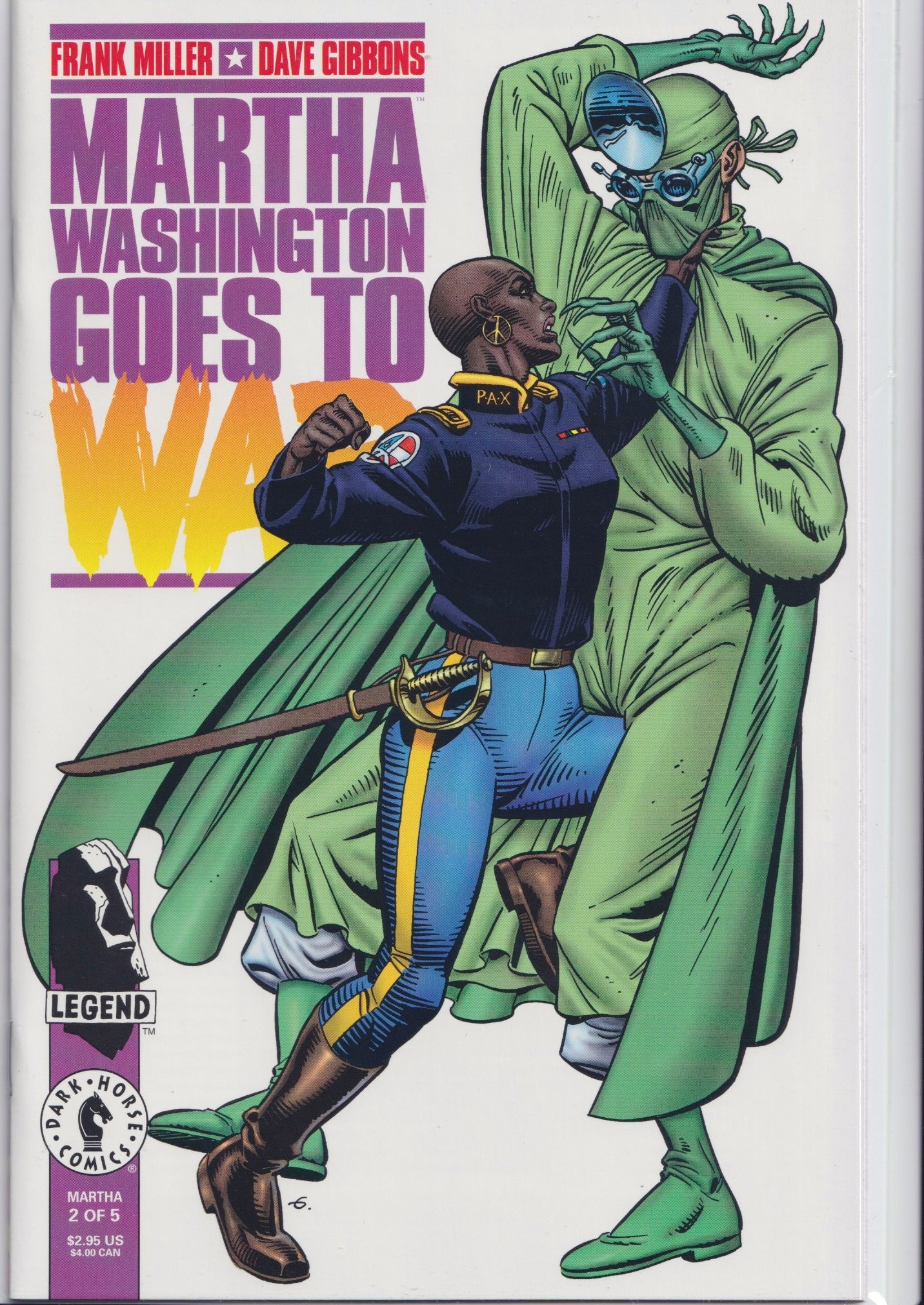 Martha Washington Goes to War  #1-5 (1994) Full set Miller/Gibbons Very Fine