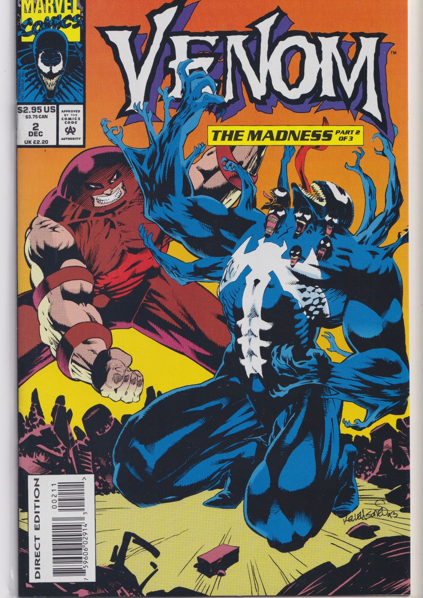 Venom the Madness  #1-3 (1993) full set  VF