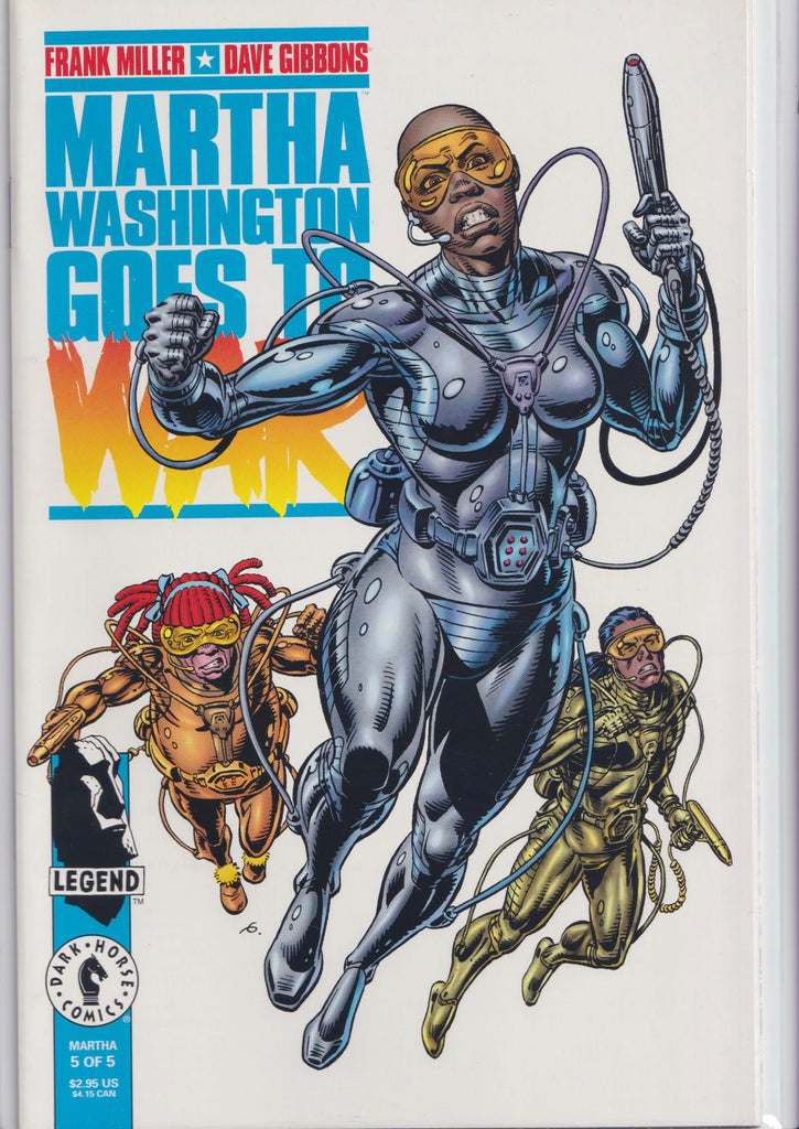 Martha Washington Goes to War  #1-5 (1994) Full set Miller/Gibbons Very Fine