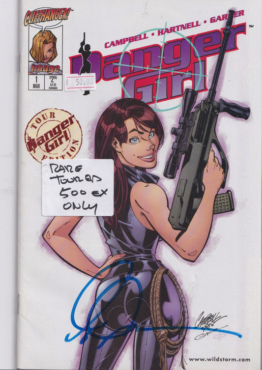 Danger Girl #1 tour Edition Signed - French Comics Lovers