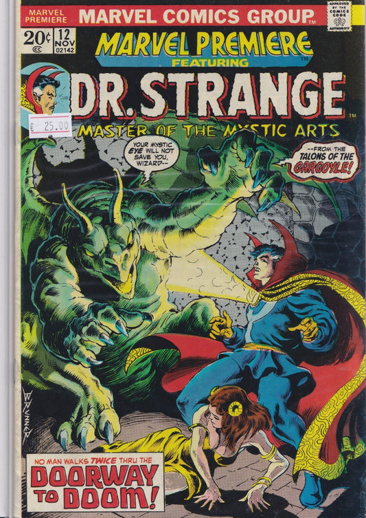 Marvel Premiere #12 (1973) Dr Strange F+ - French Comics Lovers