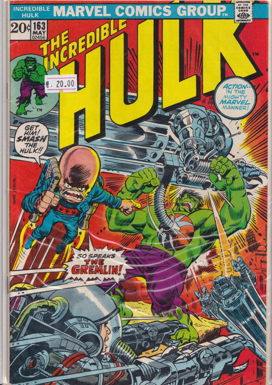 Hulk #163 (1973) Fine - French Comics Lovers