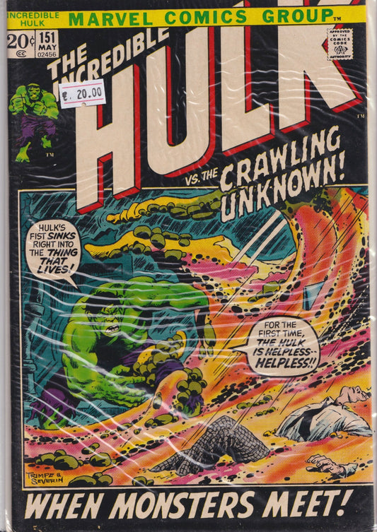 Hulk #151 (1972) Fine+ - French Comics Lovers