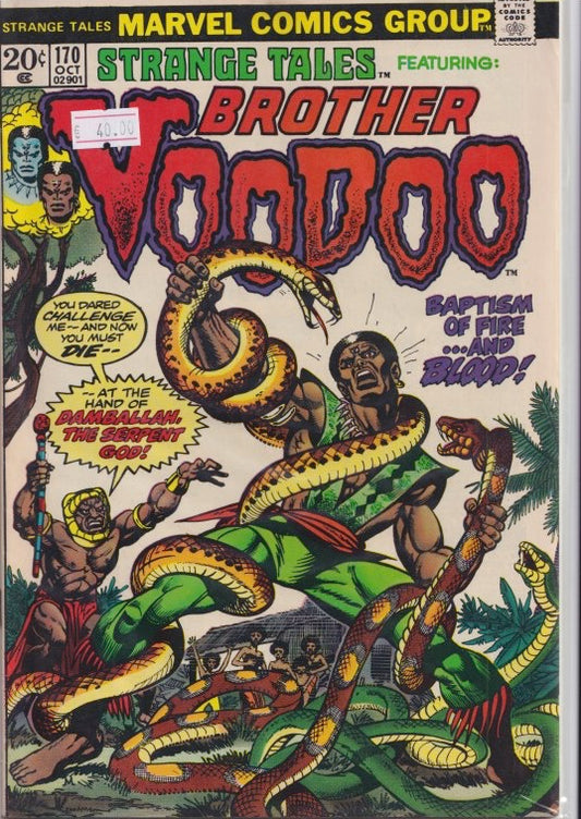 Strange Tales #170 Brother Voodoo VF - French Comics Lovers