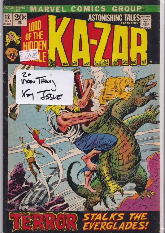 Astonishing Tales #12 (1972) Man-Thing Fine - French Comics Lovers