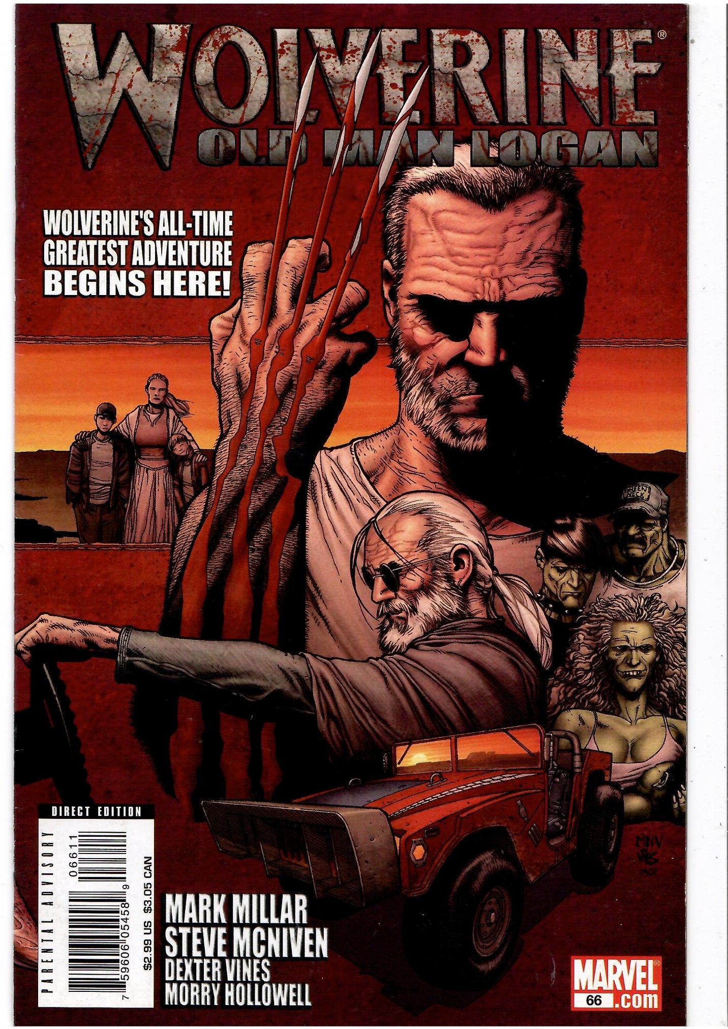 Old Man Logan full set x8 (2008) Wolverine 66-72+GS Very Fine