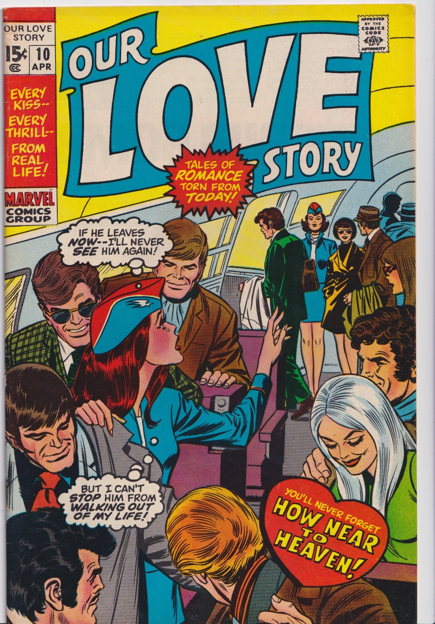 Our Love Story #10 (1971) Classic Romance Colan art  Fine