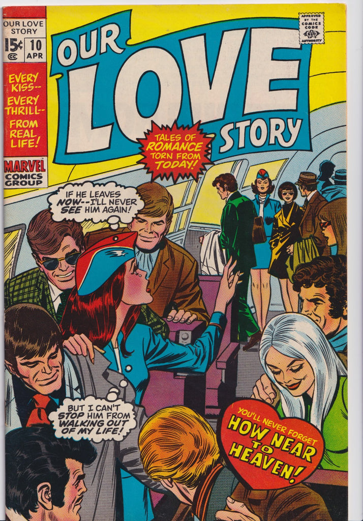 Our Love Story #10 (1971) Classic Romance Colan art  Fine