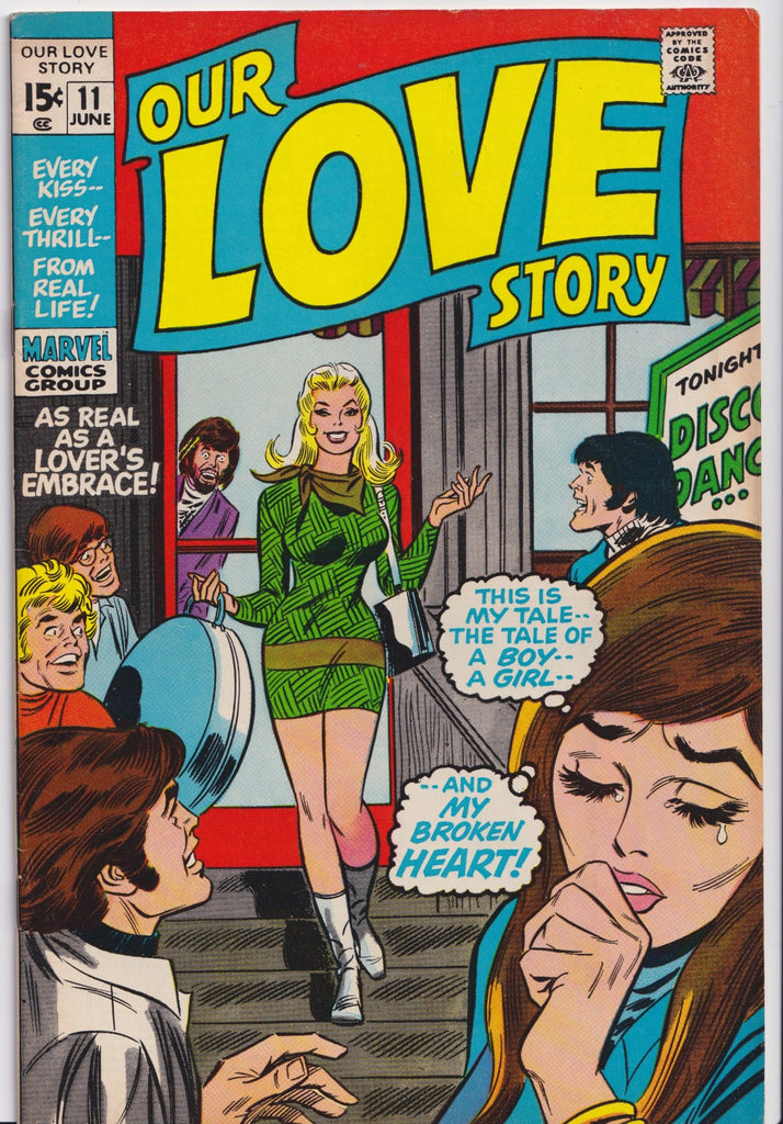 Our Love Story #11 (1971) Classic Romance Romita art  Fine