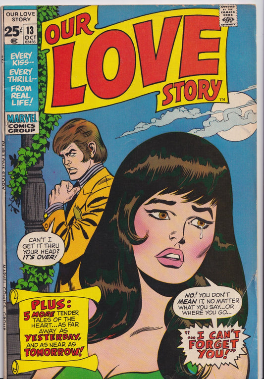 Our Love Story #13 (1971) Classic Romance Romita art  Fine