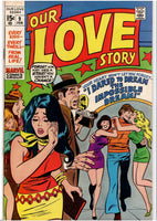 Our Love Story #9  (1971) Silver age Buscema/Romita Romance Vg+/Fine (Copie)