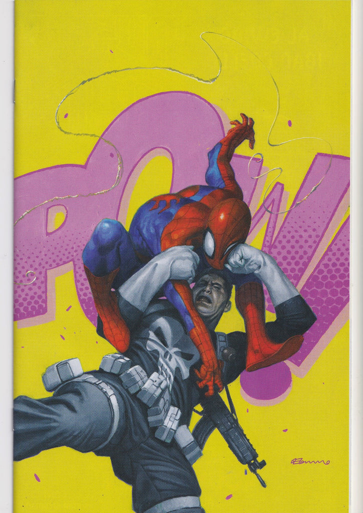 PUNISHER VS SPIDER-MAN 1 FABRIZIO DE TOMMASO 616 Virgin Variant B LTD 1000 NM