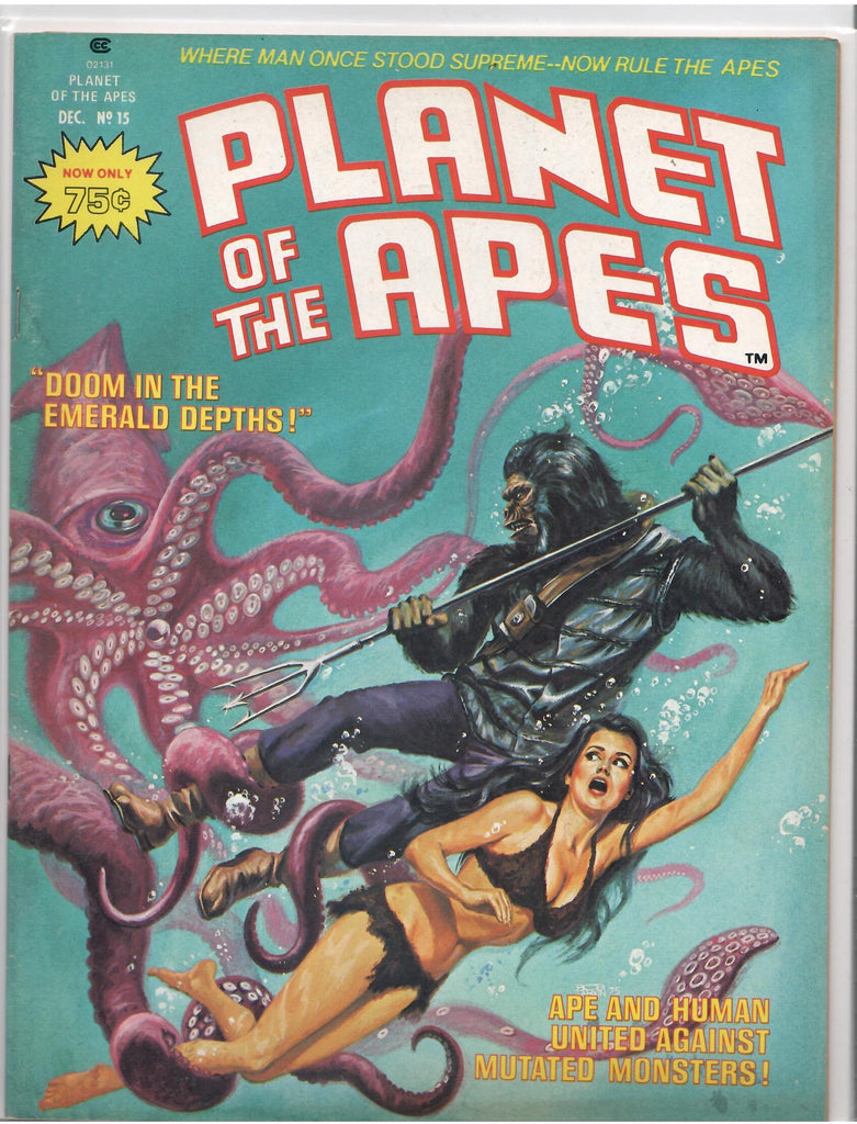 Planet of the Apes #15 (1975) Marvel Magazine Fine