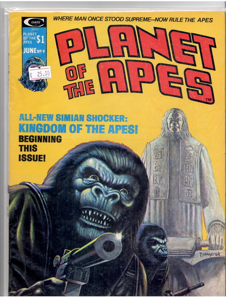 Planet of the Apes #9 (1975) Marvel Magazine Fine