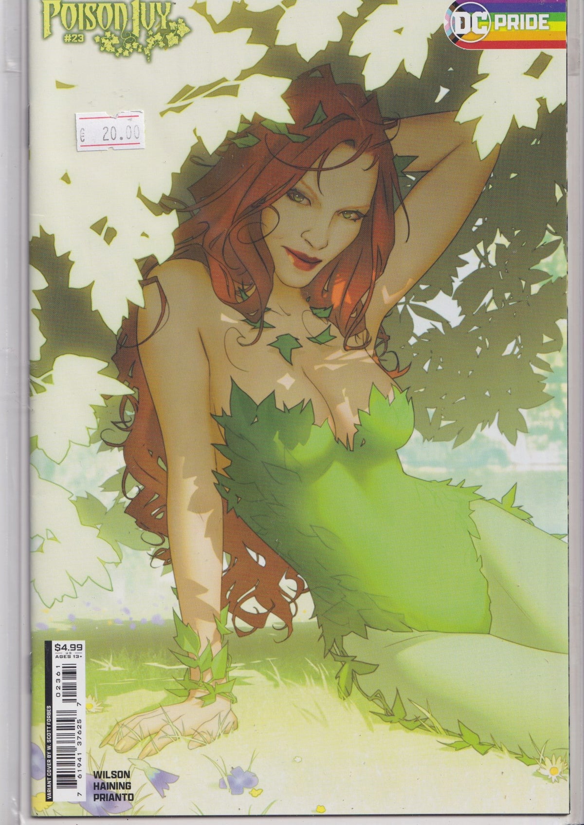 Poison Ivy #23 (2023) Dc Pride variant  Very Fine FCL