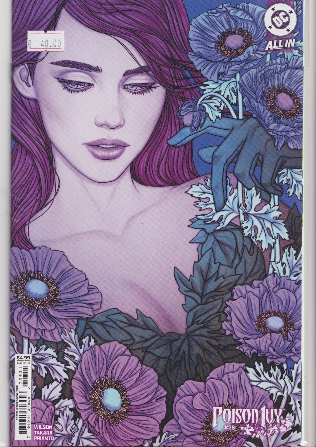 Poison Ivy #28 (2025) Jenny Frison variant  Very Fine FCL