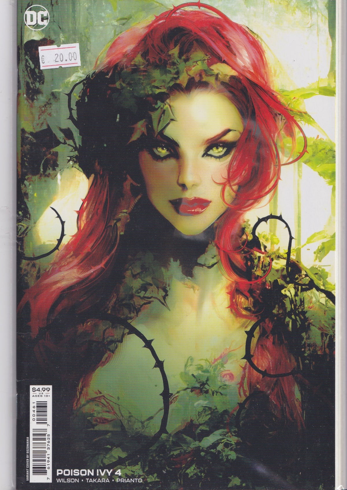 Poison Ivy #4 (2022) variant Very Fine FCL