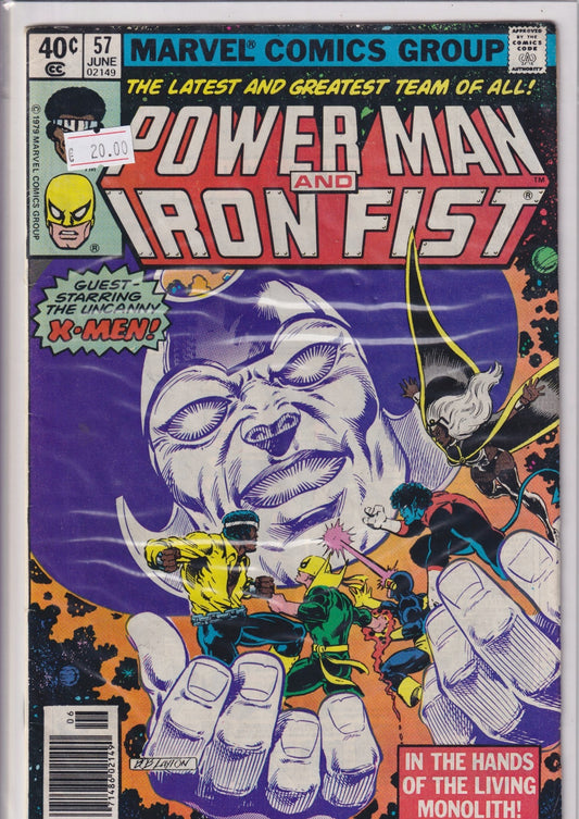 Power Man & Iron Fist #57 (1979)  X-Men team up  Fine