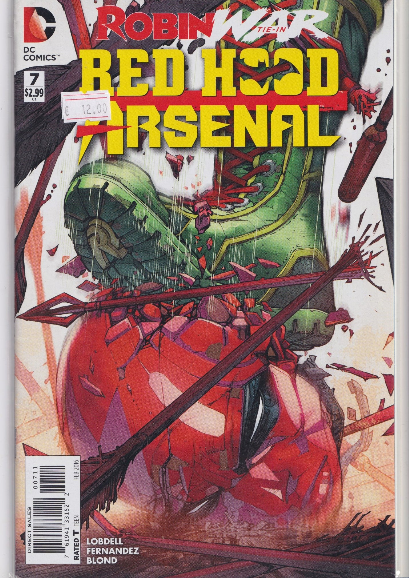 Red Hood Arsenal #7 (2015) Very Fine FCL