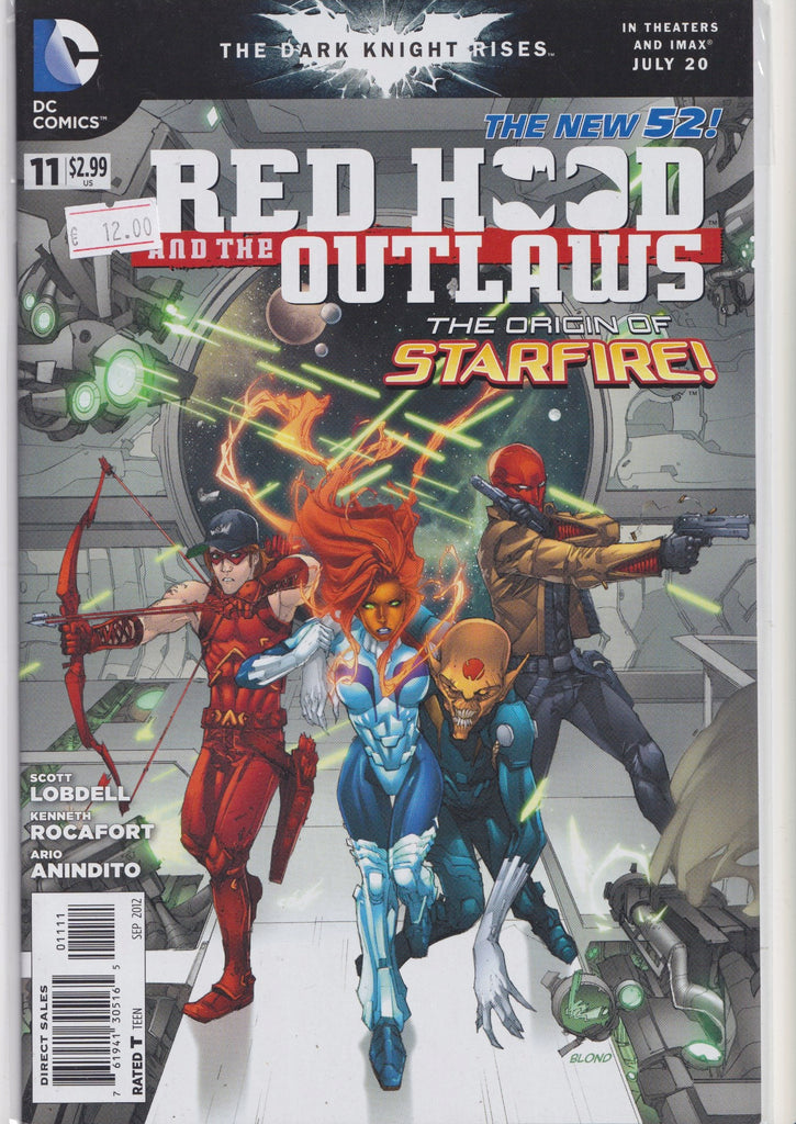 Red Hood and The Outlaws #11 (2012) Very Fine FCL