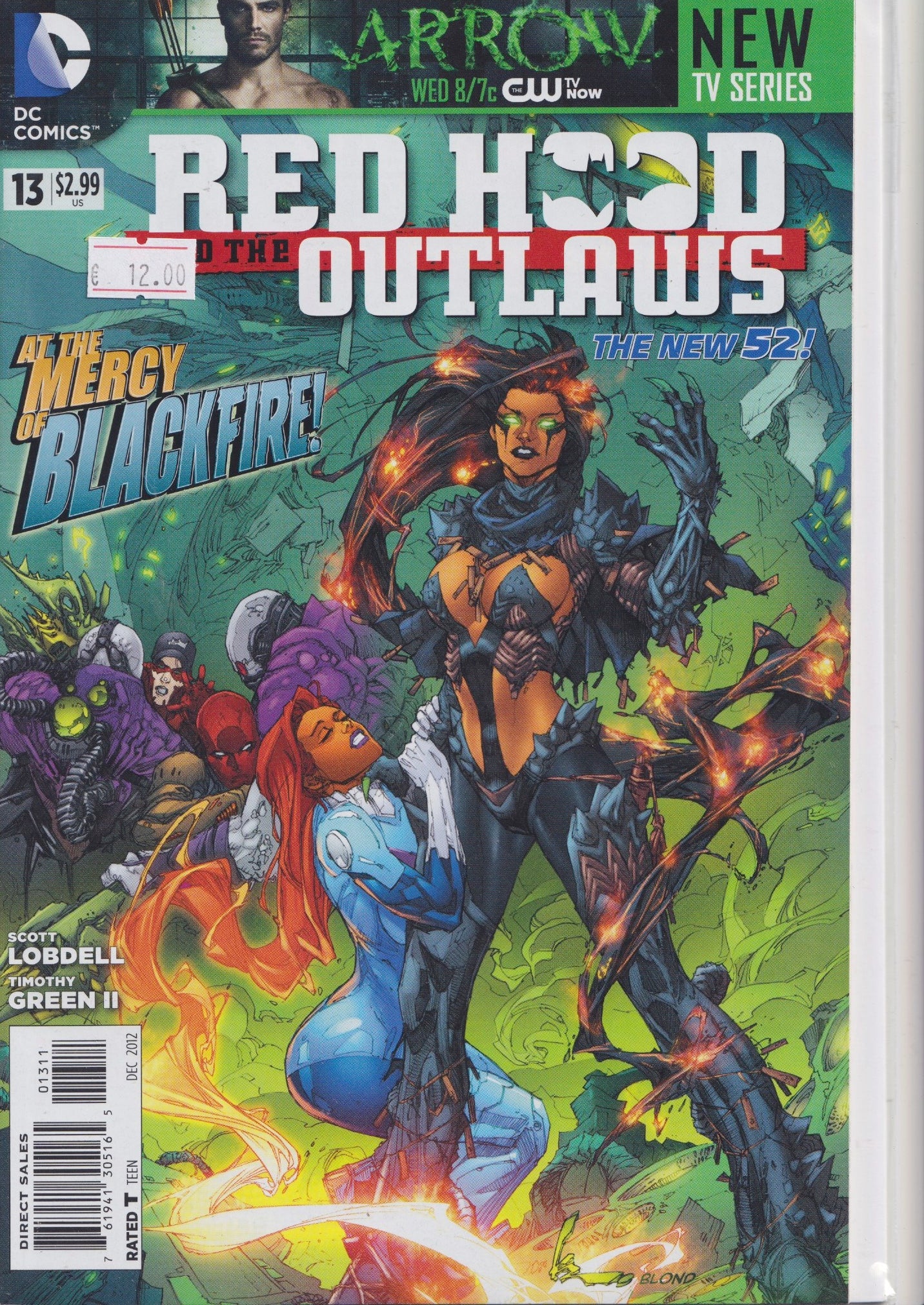 Red Hood and The Outlaws #13 (2012) Very Fine FCL