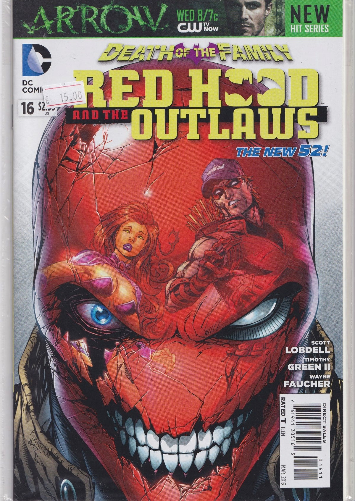 Red Hood and The Outlaws #15 (2013) Very Fine FCL
