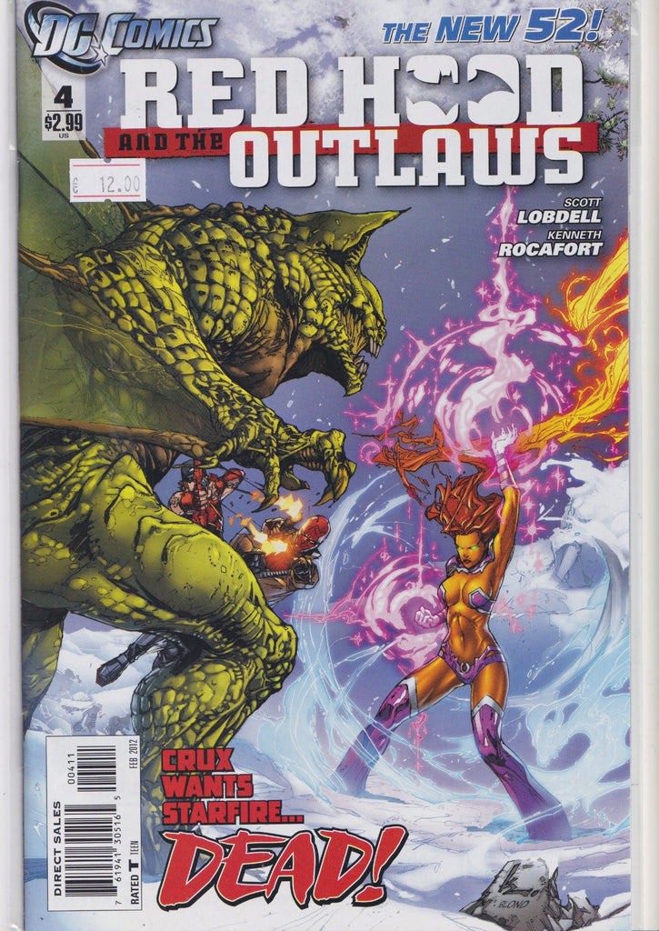 Red Hood and The Outlaws #4 (2012) Very Fine