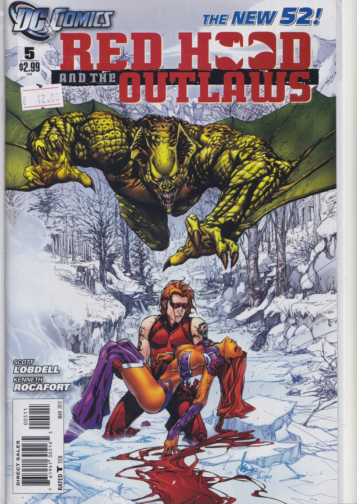 Red Hood and The Outlaws #5 (2012) Very Fine FCL