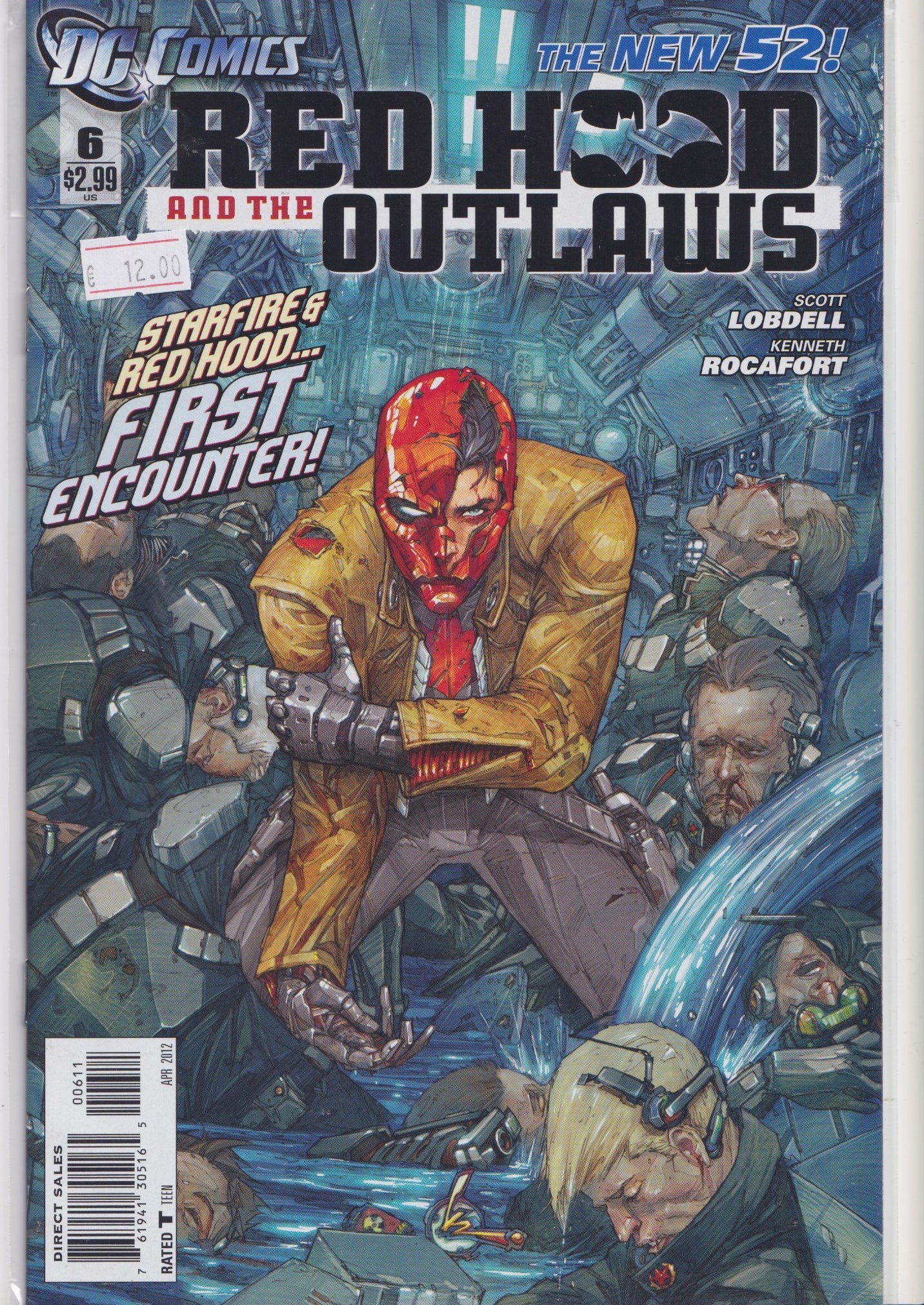 Red Hood and The Outlaws #6 (2012) Very Fine FCL