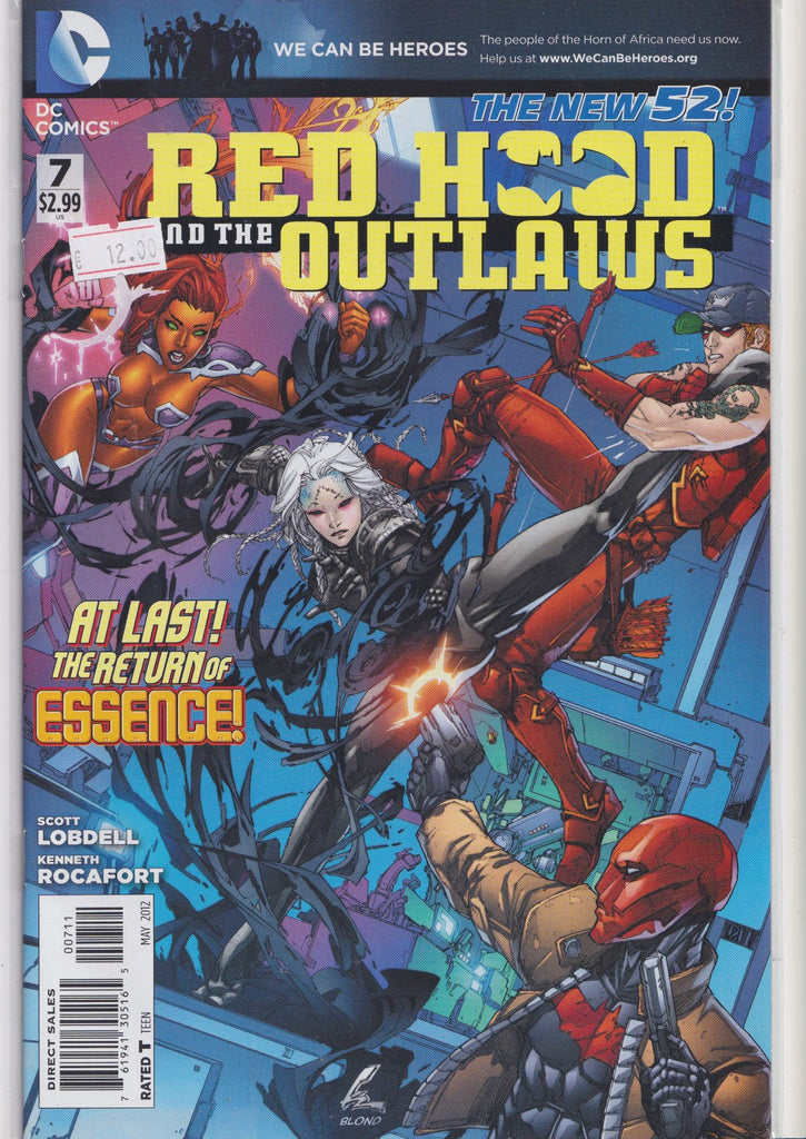 Red Hood and The Outlaws #7 (2012) Very Fine FCL